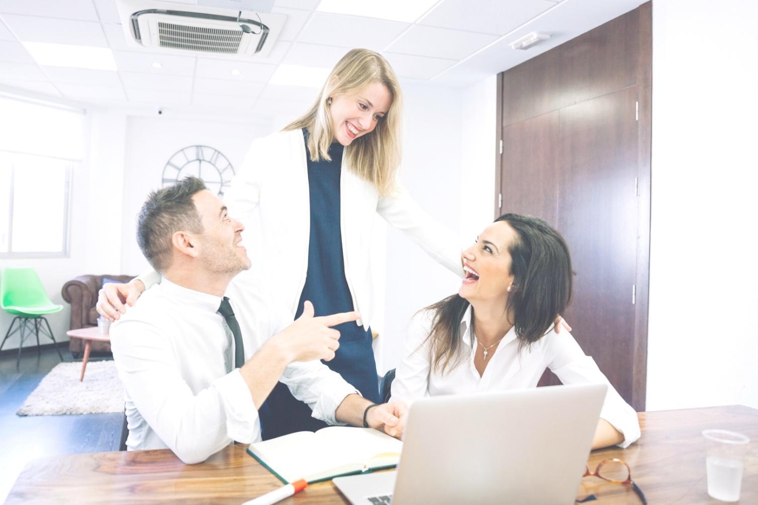 Group discussion about investment strategies